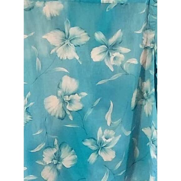 Jones New York Signature Button Up Hawaiian Style Xl - Picture 3 of 4